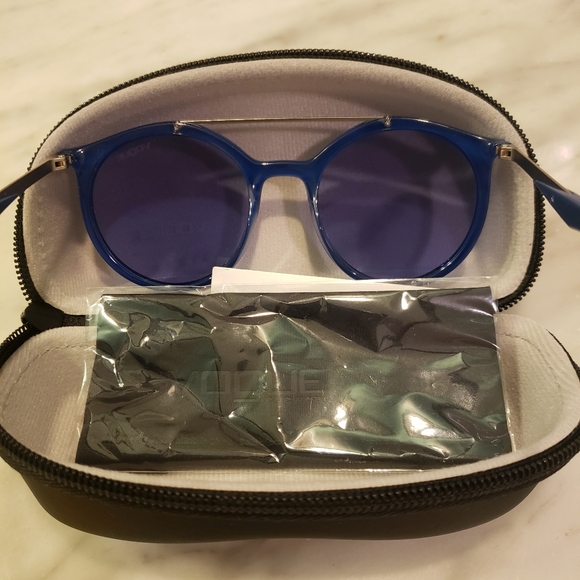 NWT Blue double bridge sunglasses - Picture 3 of 8